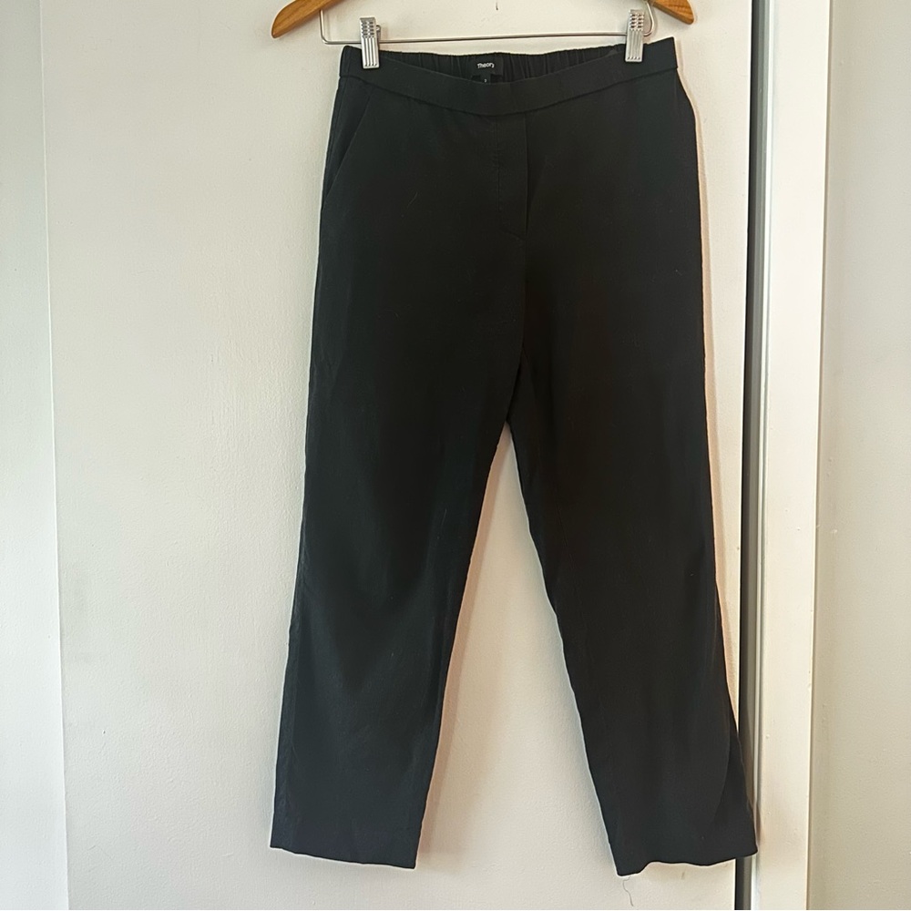 Theory Treeca Linen Pull On Pant - image 1